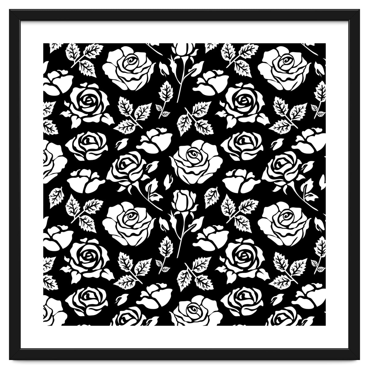White Rose #illustration #pattern
