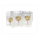 Vintage palm trees | good vibes only (Print Only) thumbnail