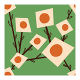 Green Square Flower Bouquet (Print Only) thumbnail