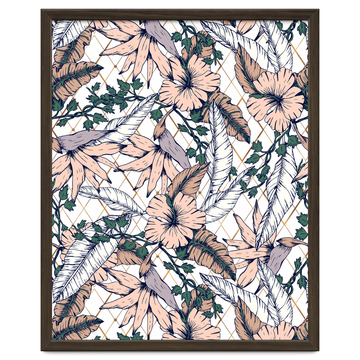Exotic flowering and pattern geometric