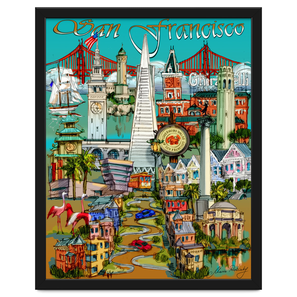 San Francisco Illustration