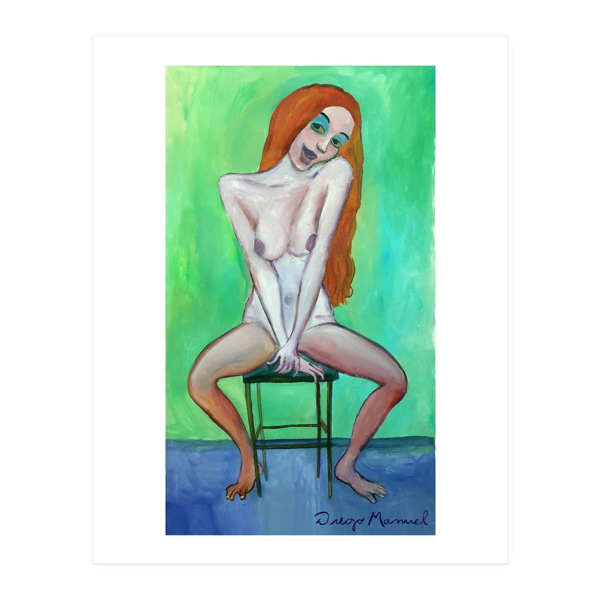 Chica Pelirroja 2  (Print Only)