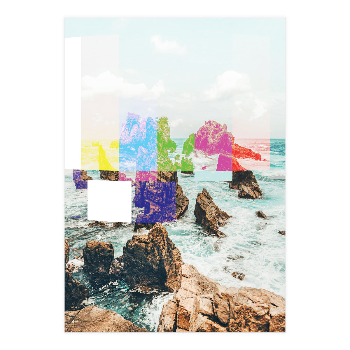 Virtual Sky Glitch (Print Only)