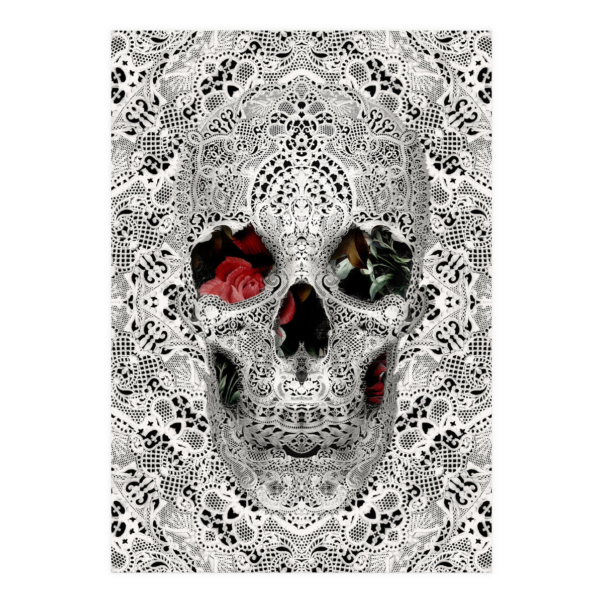 Lace Skull Light (Print Only)