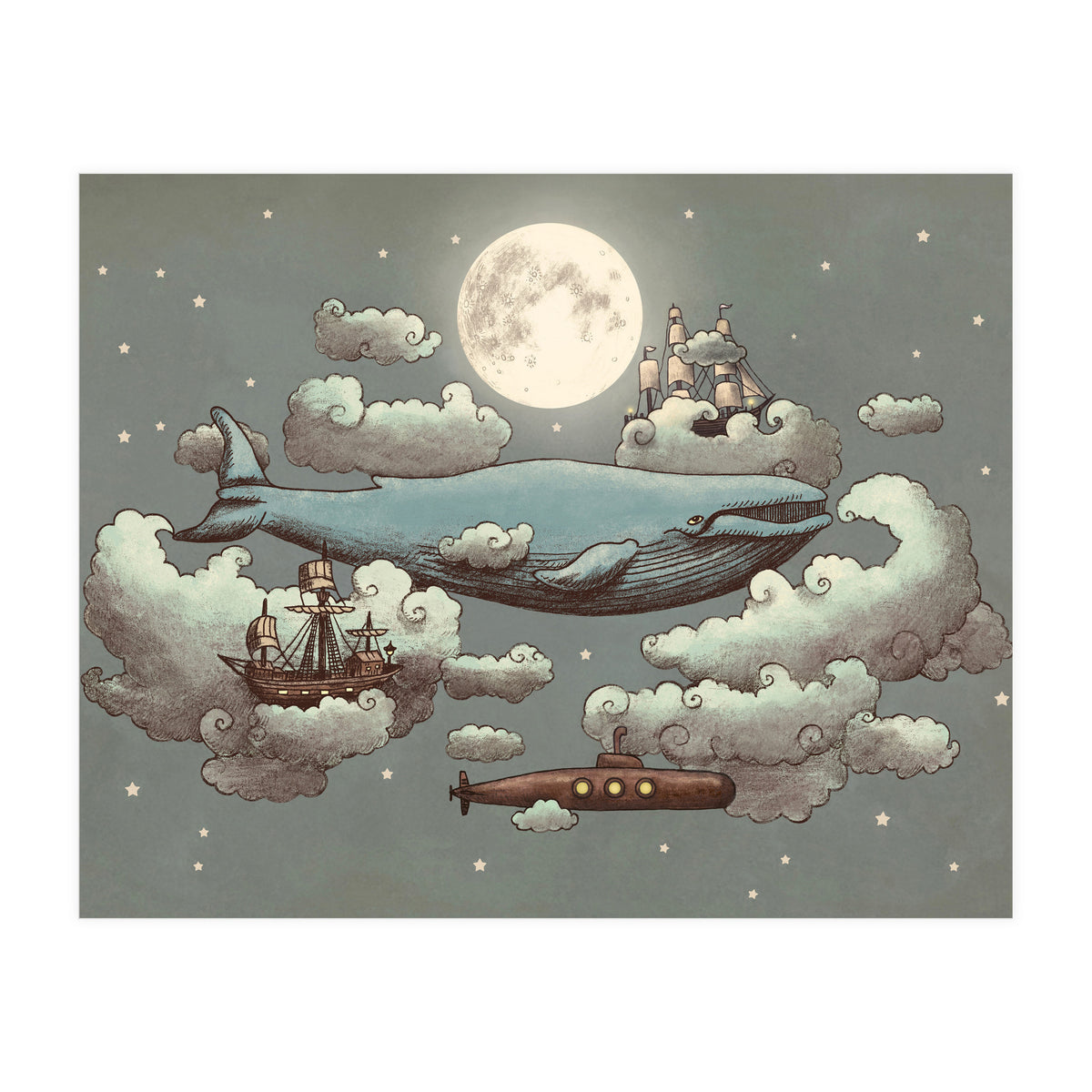 Ocean Meets Sky (Print Only)