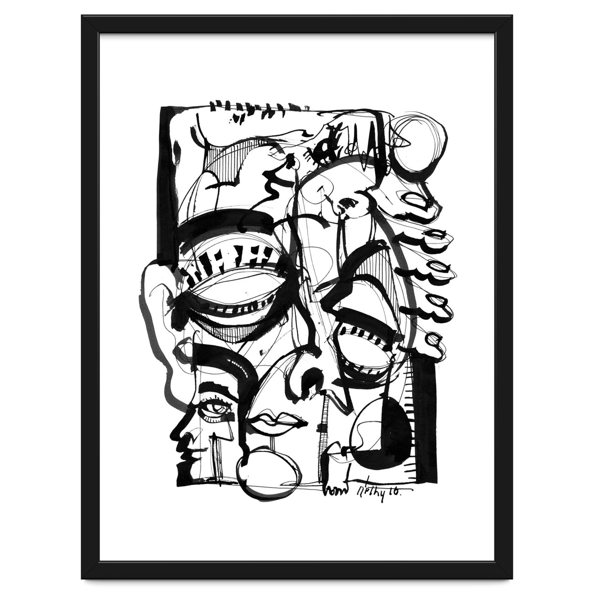 Weird Sensation - b&w