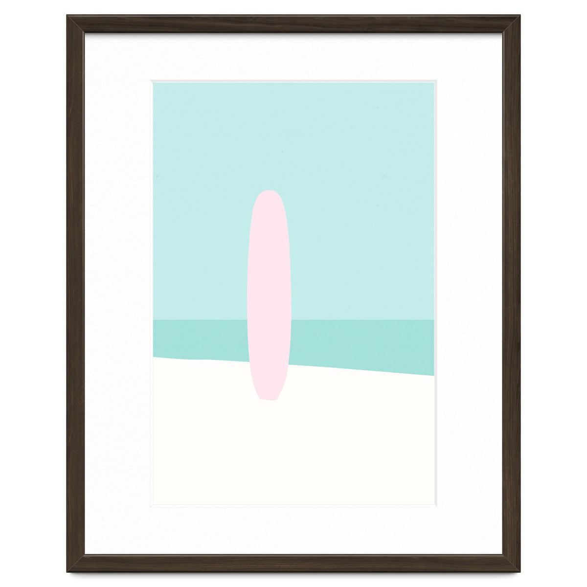 Minimal Surfboard - Turquoise Coast