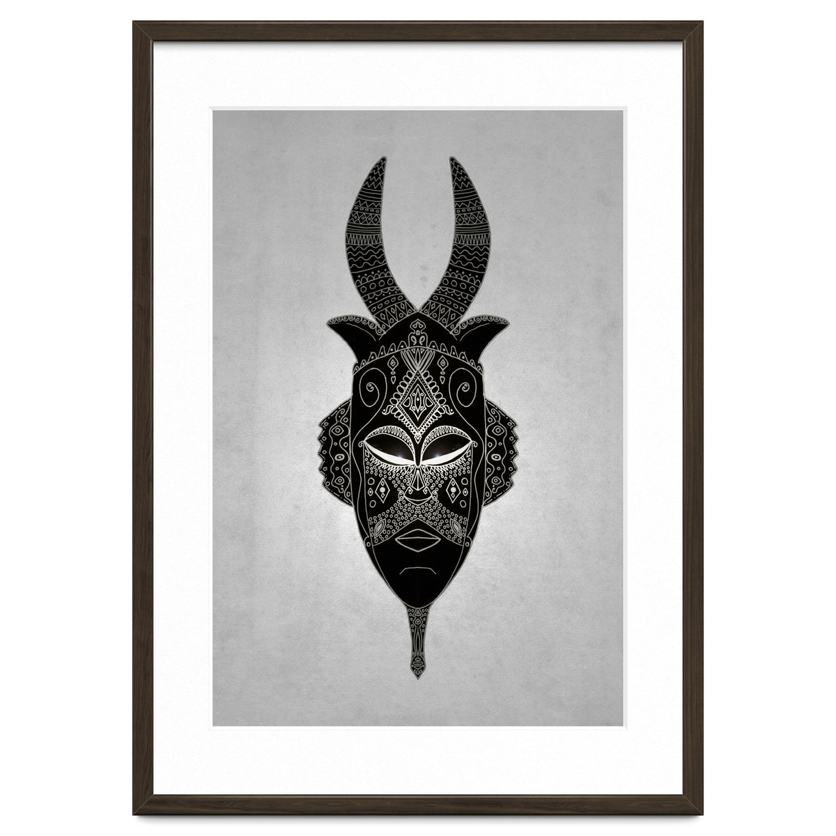 Horned Tribal Mask