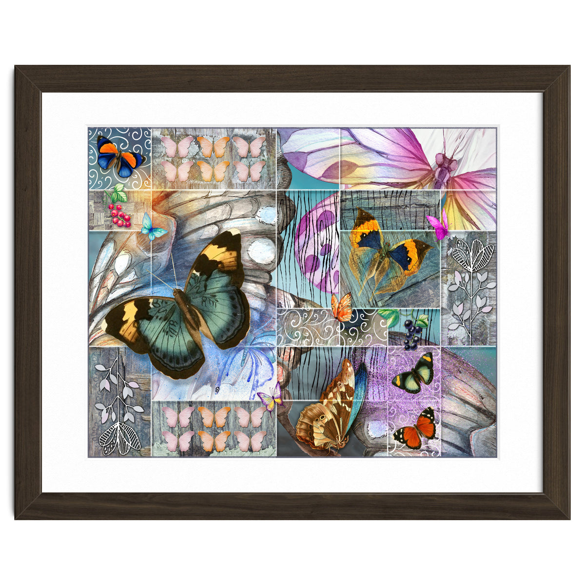 Butterfly Wings Collage