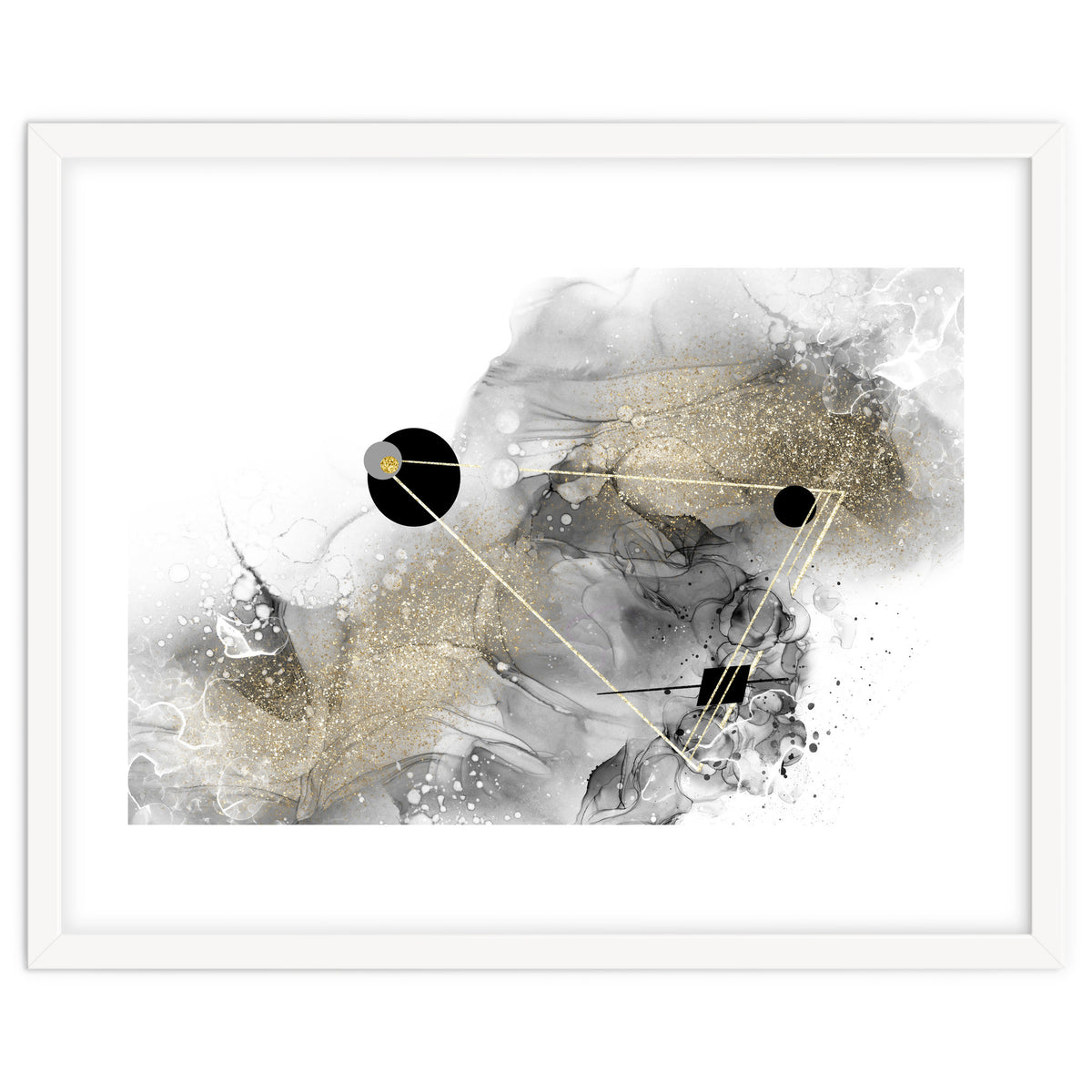 ALCOHOL INK Abstract galaxy