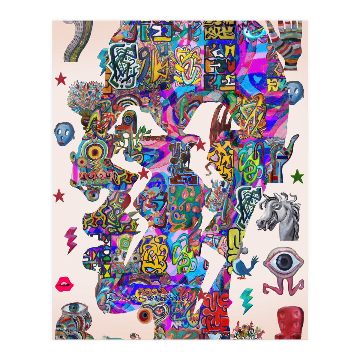 Perfil Con Rayos B 2 (Print Only)