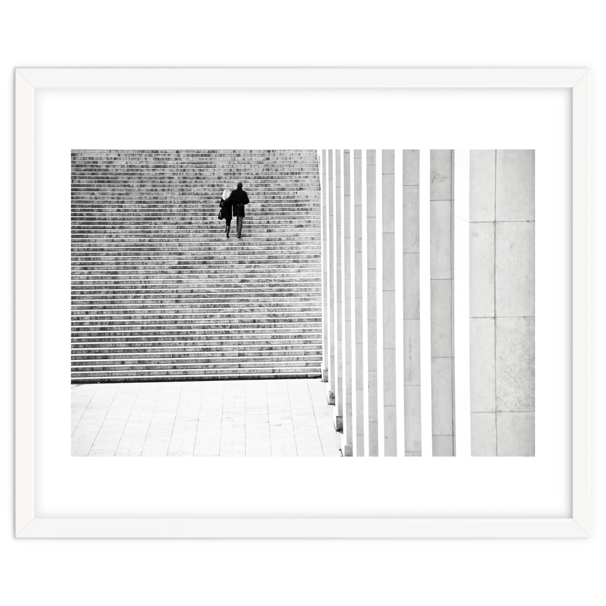 Couple On Stairs, Paris