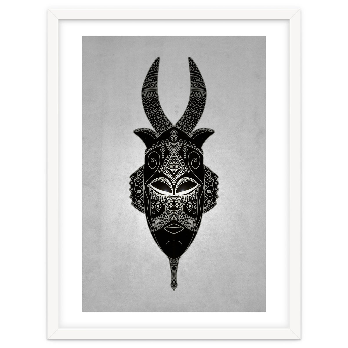 Horned Tribal Mask