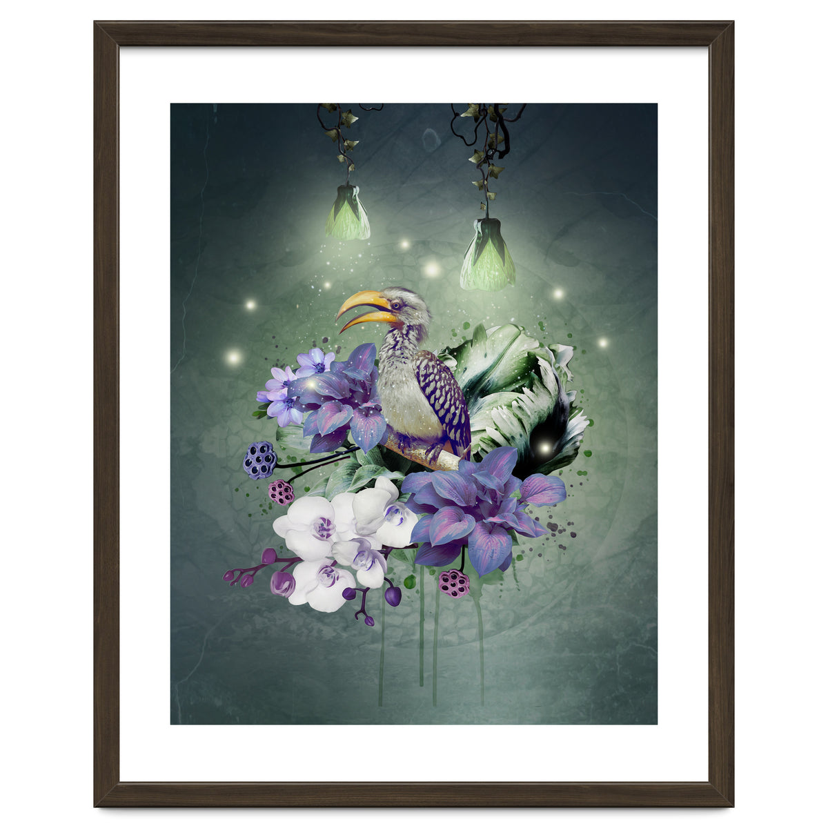 Floral Magic Hornbill