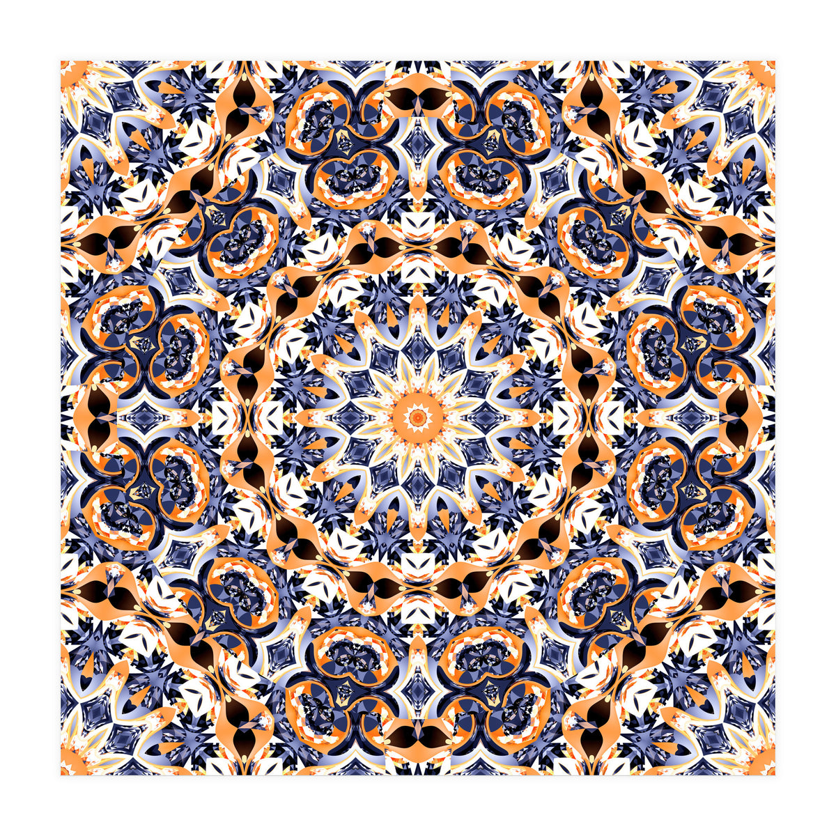 Abstract Mandala Pattern (Print Only)