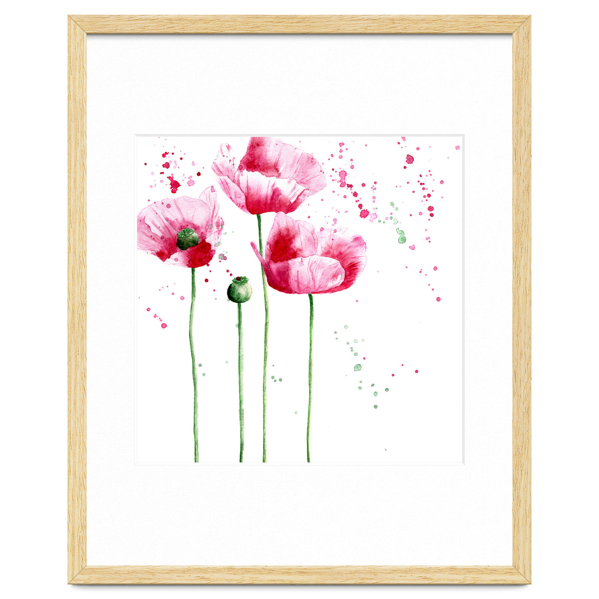 Poppies || watercolor