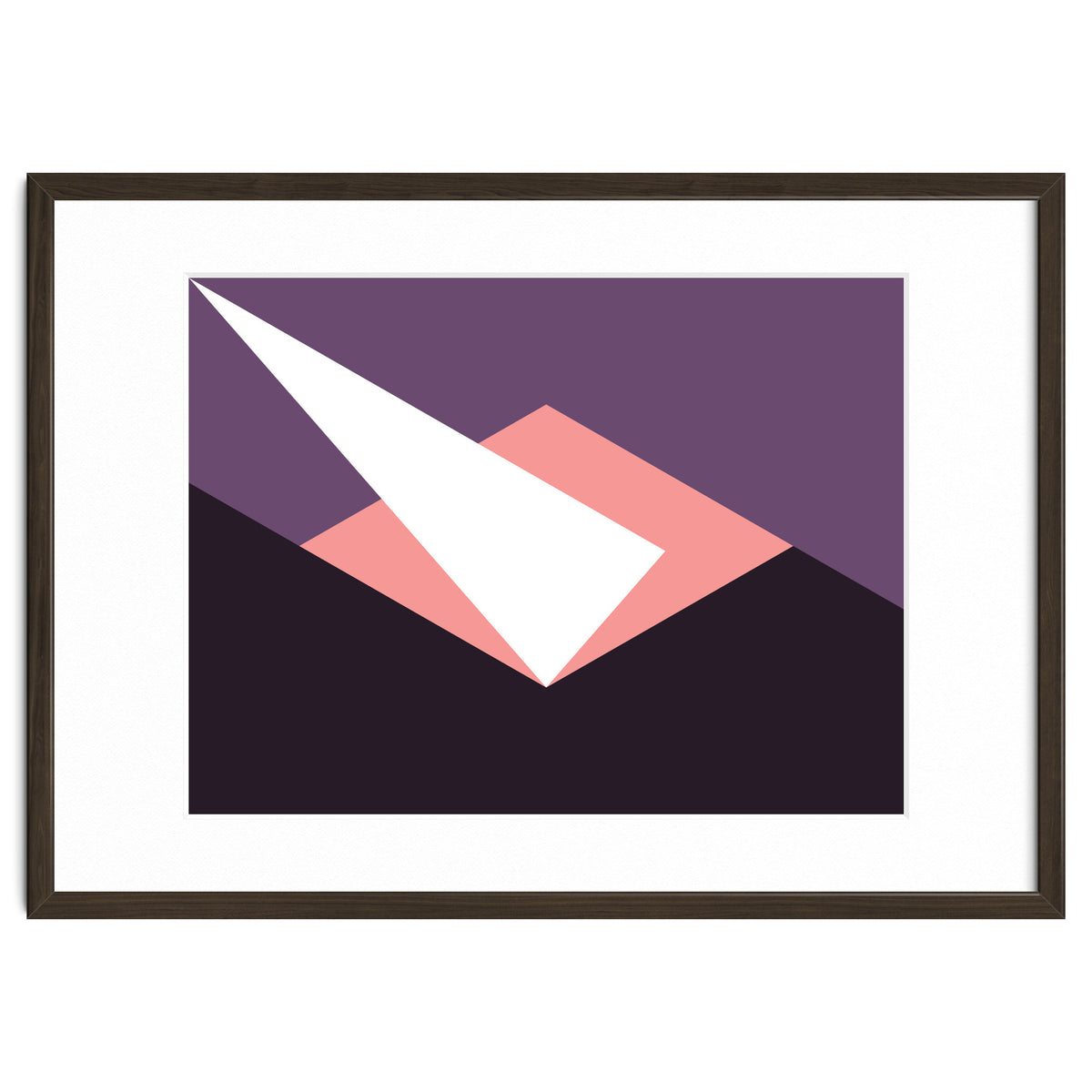 Geometric Shapes No. 59 - pink & purple