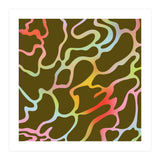 Colorful Wavy Lines Pattern \\ Multicolor Gradient (Print Only) thumbnail