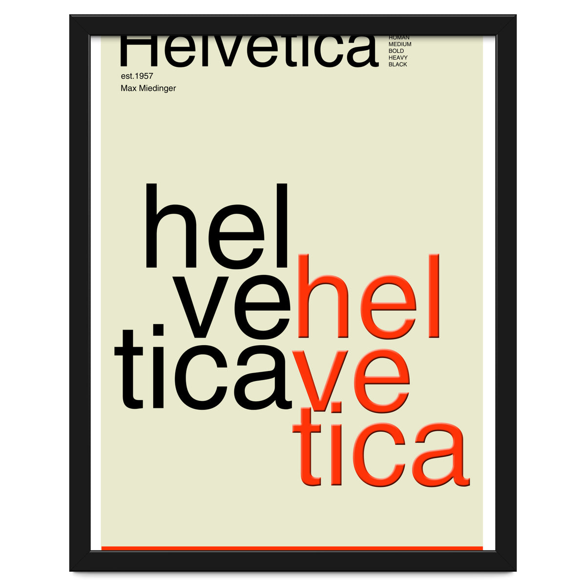 Helvetica Font Design