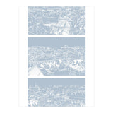 Prague print in blue  (Print Only) thumbnail