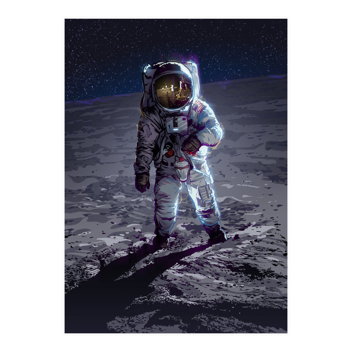Apollo 11 Astronaut (Print Only)