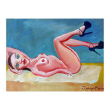 Reclining girl (Print Only) thumbnail