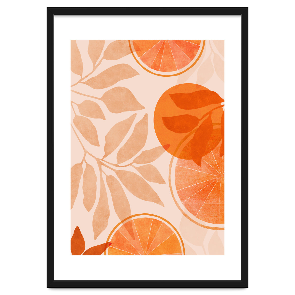 Orange Citrus Collage