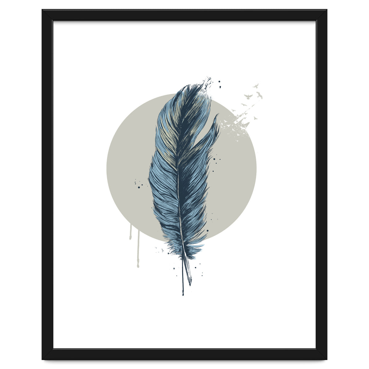 Feather In A Circle