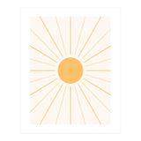 SUN IN LINE - GOLD (Print Only) thumbnail
