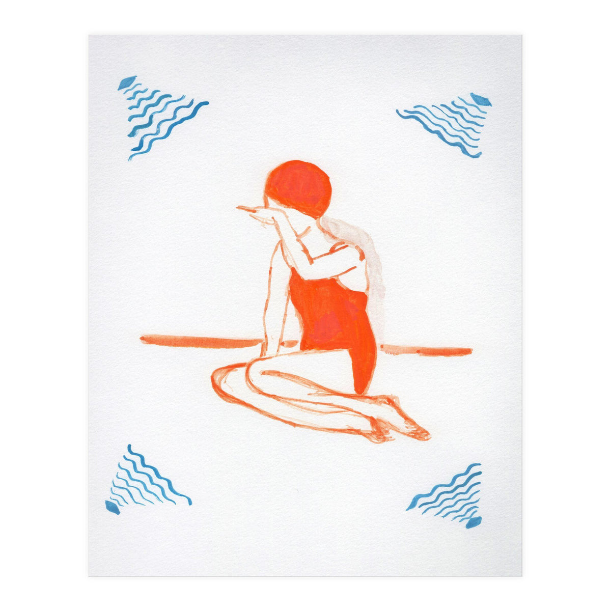 The swimmer (Print Only)