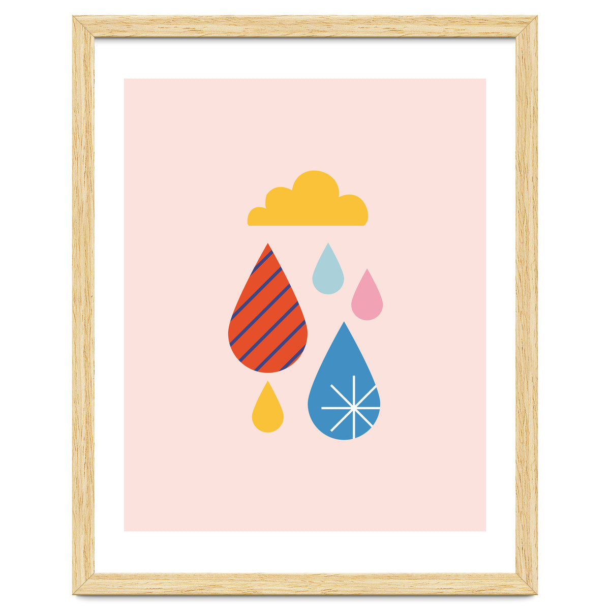 Raindrops And Cloud Rgb