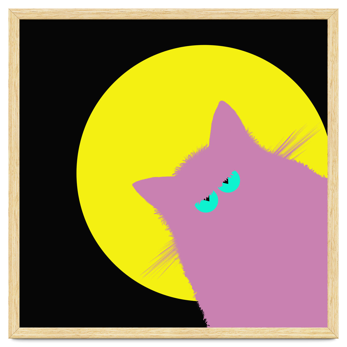 Full Moon Lilac Cat