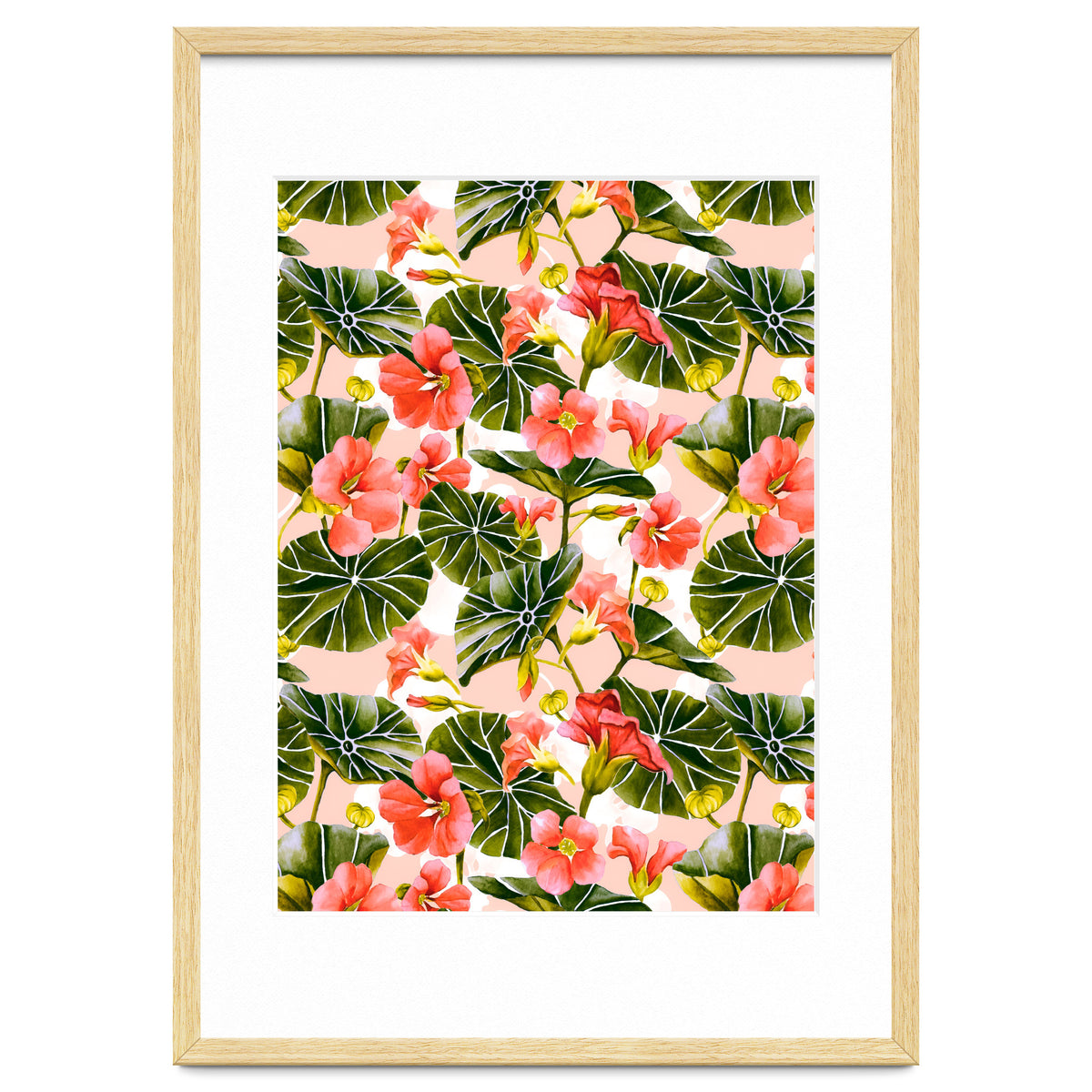 Nasturtiums watercolor 03