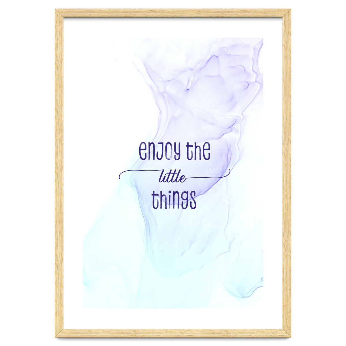 Enjoy the little things | floating colors