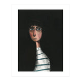 Seated Woman In Stripes (Print Only) thumbnail