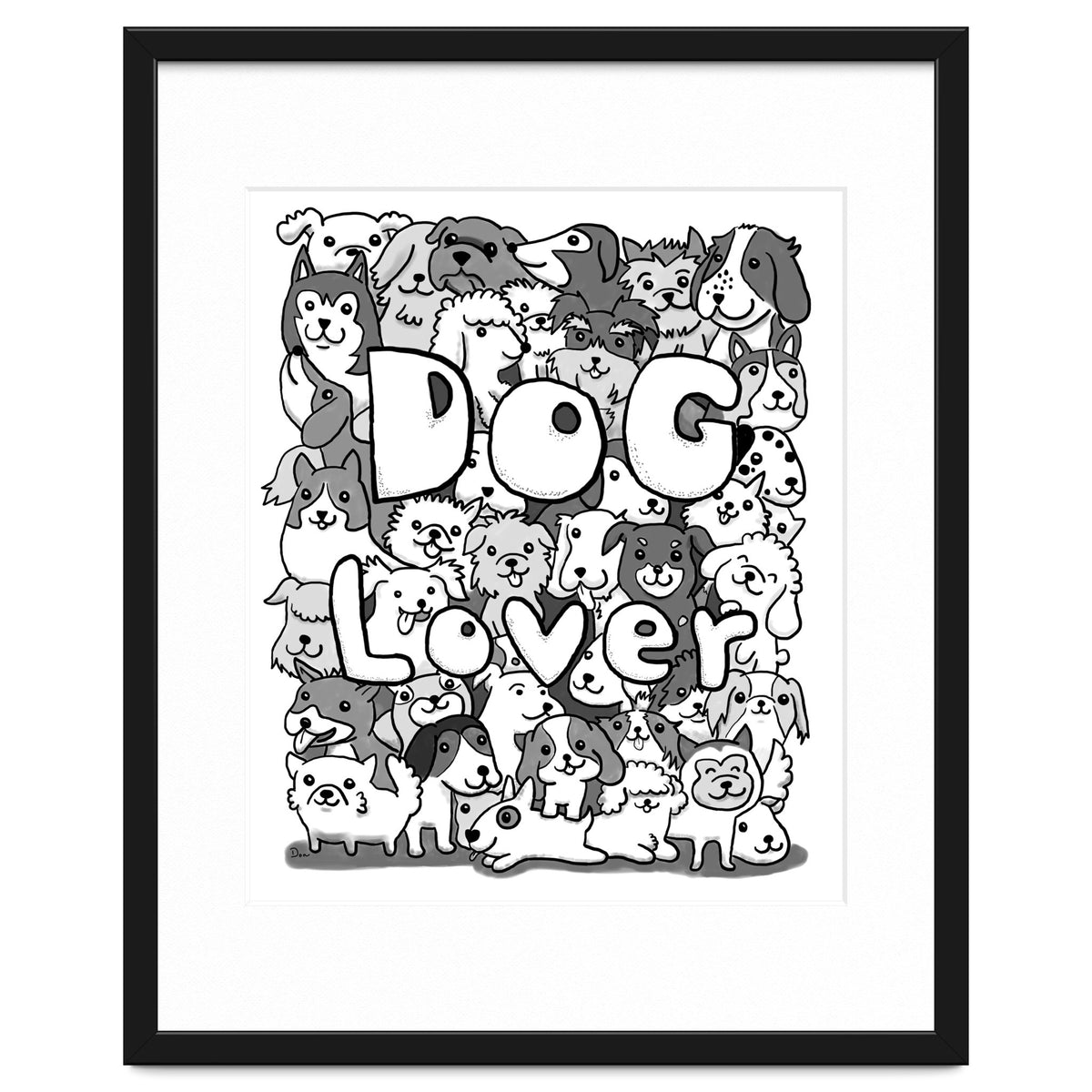 Doodle 72:  Dog Lover