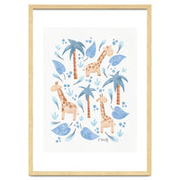 Jungle Giraffes | Blue