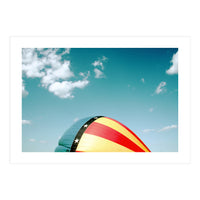 Air balloon over the blue sky  (Print Only)