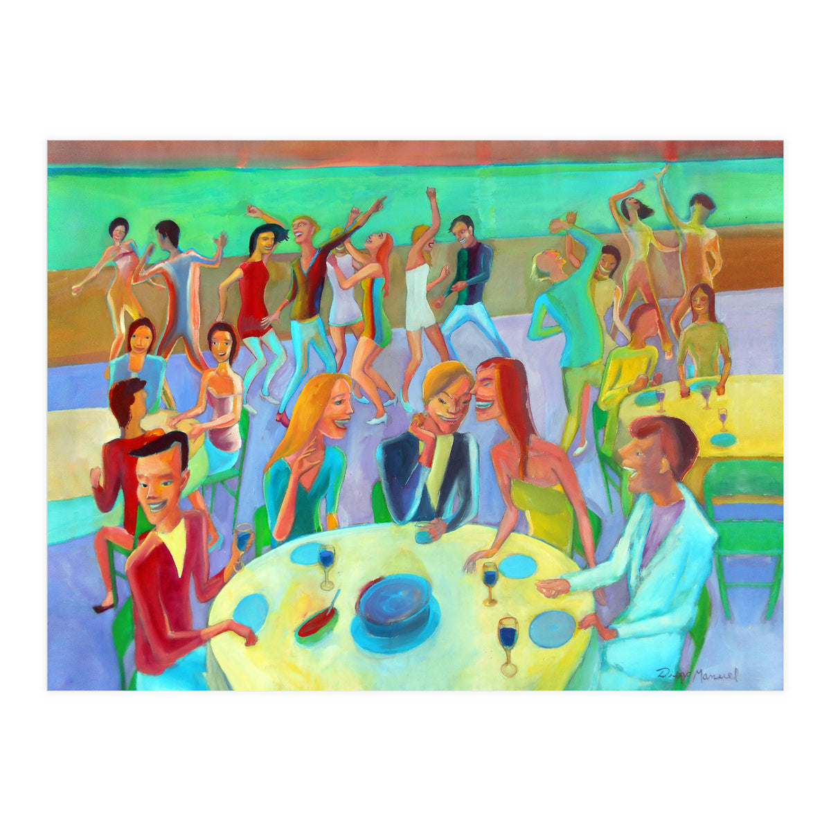 Baile En El Crucero  (Print Only)