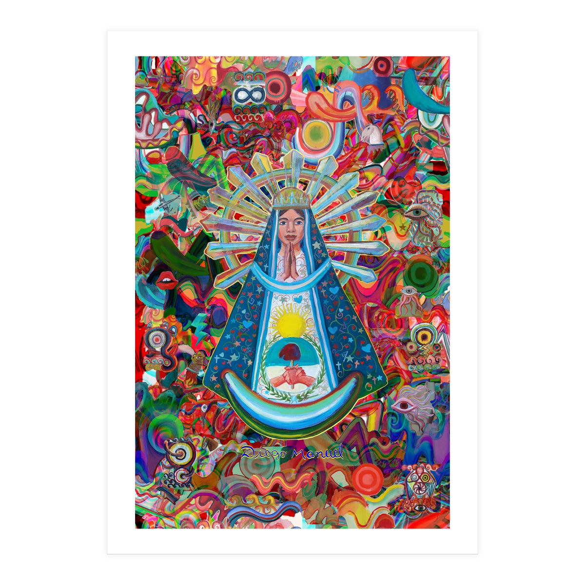 Virgen Y Graffiti 28 (Print Only)