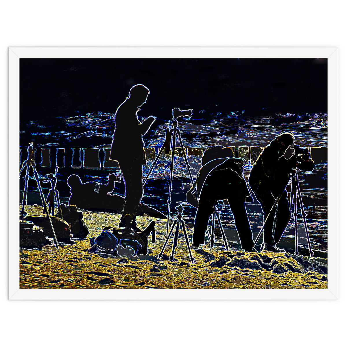 Photographers at the beach