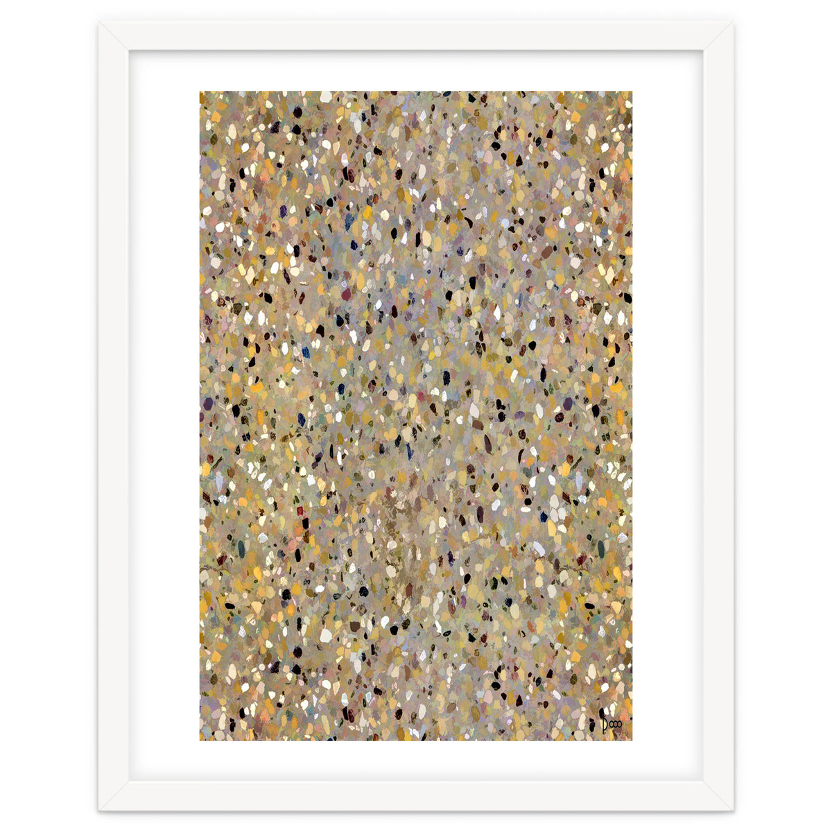Golden Brown Terrazzo