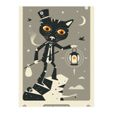 TAROT CARD CAT: THE HERMIT (Print Only) thumbnail