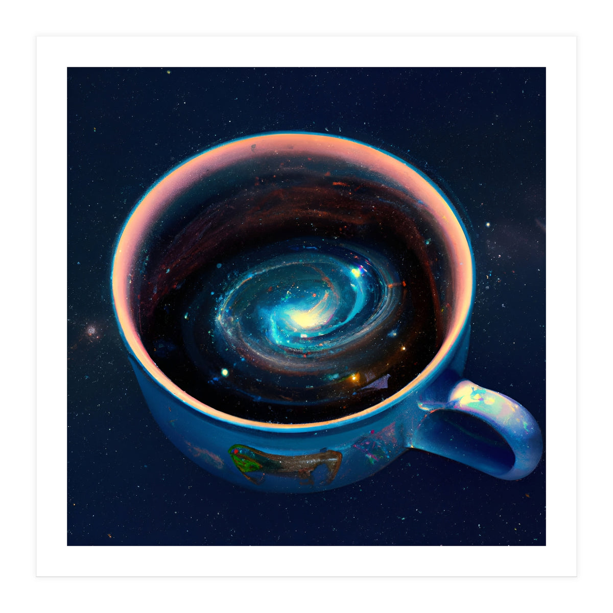 Cosmic Coffee Cup (Print Only)