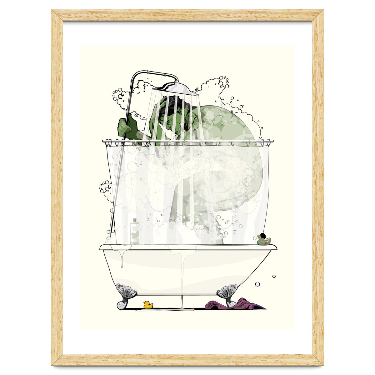 Hulk in the Shower, funny bathroom humour