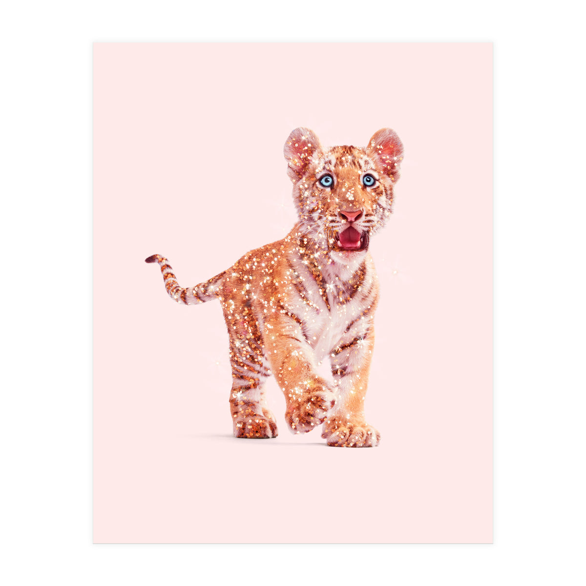 Glitter Tiger (Print Only)