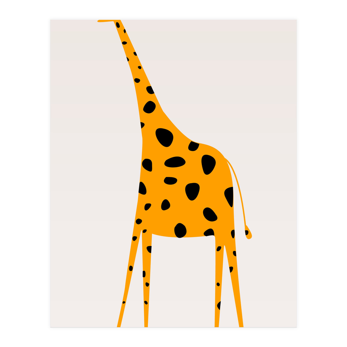 Cute Giraffe (Print Only)