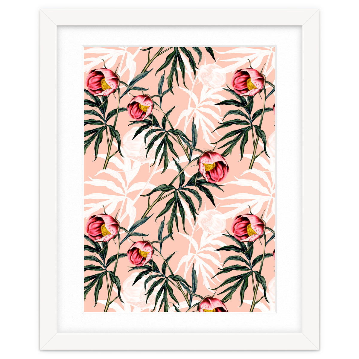 Flowery blooming pink