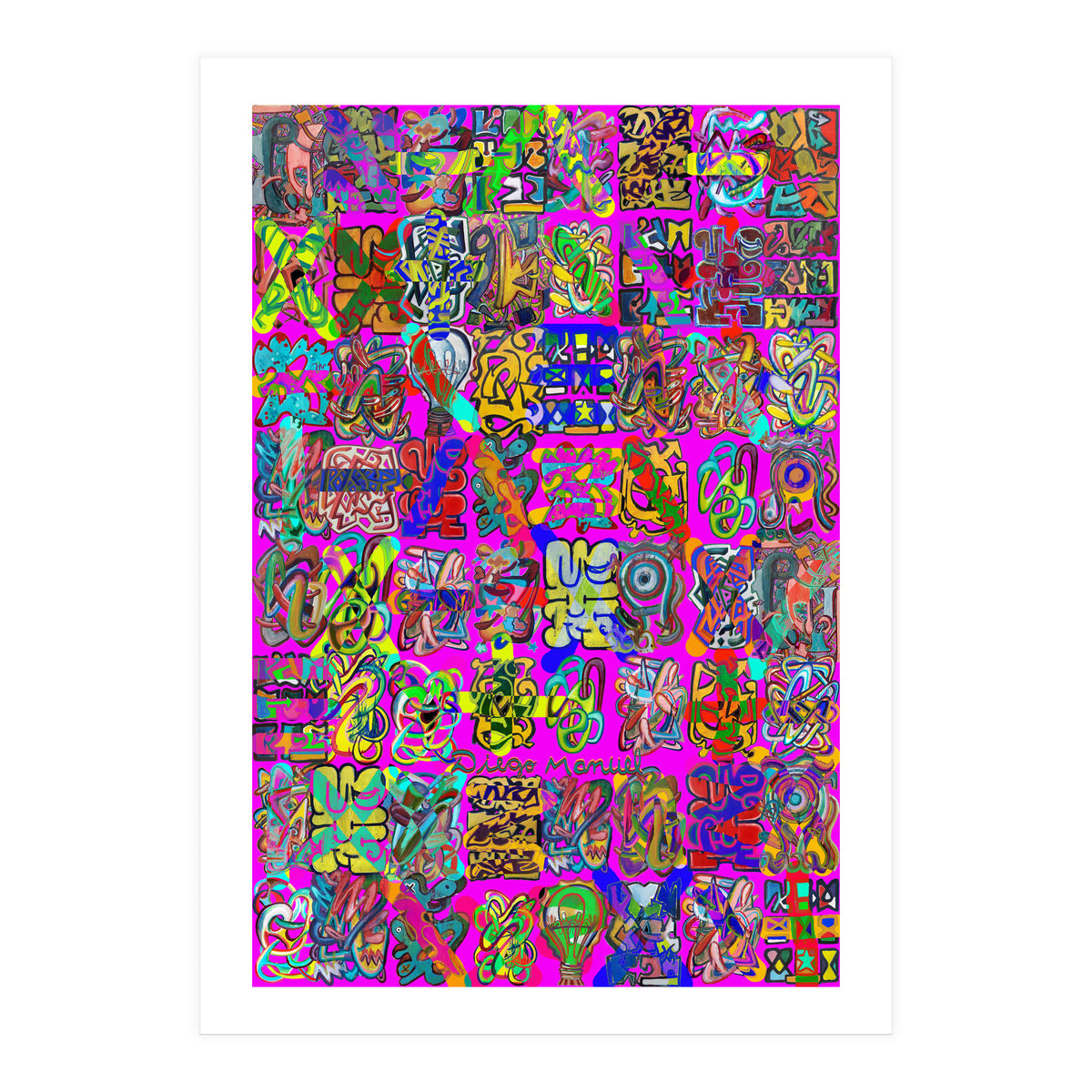 Graffitis 2021 Tapiz 102 (Print Only)