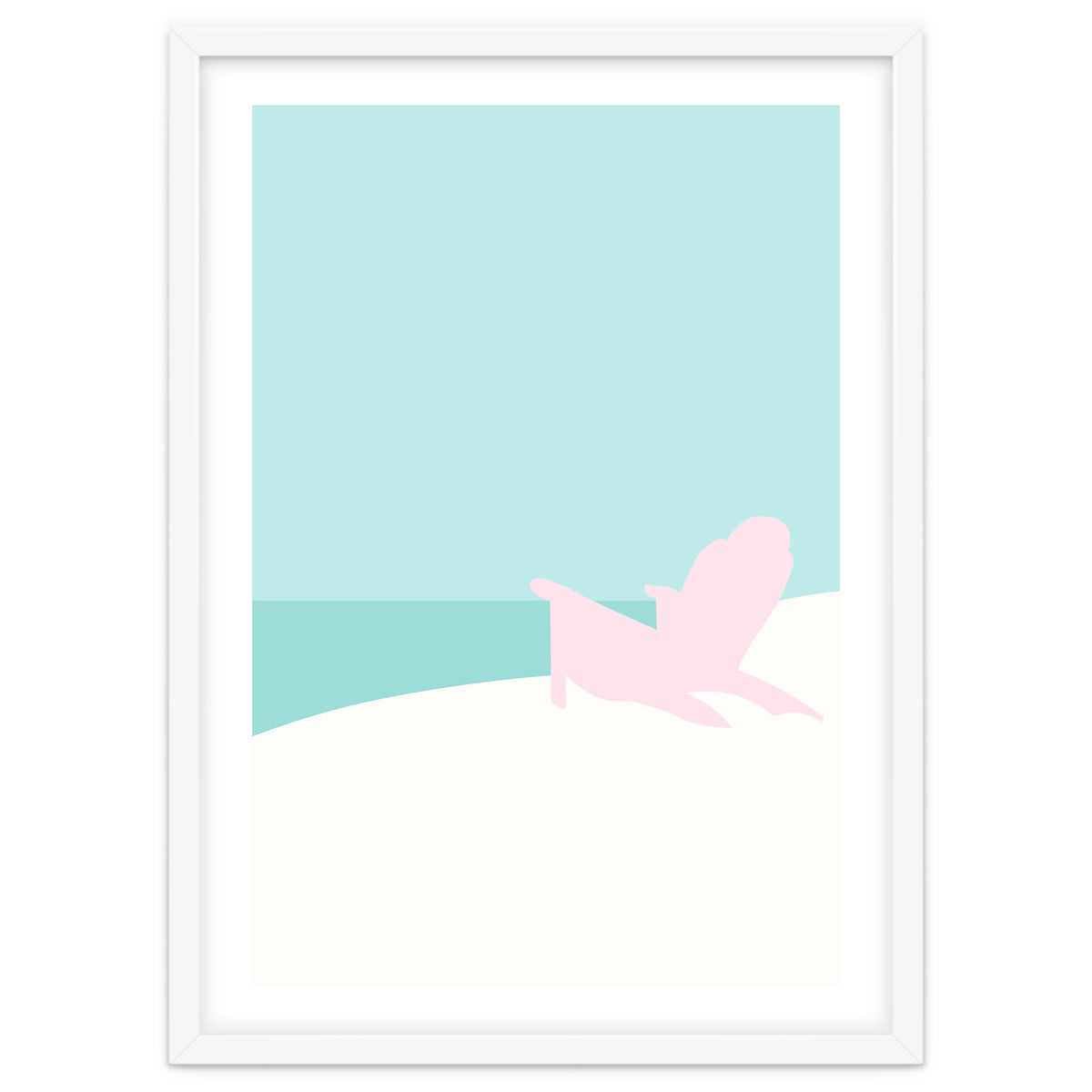 Minimal Beach Chair - Turquoise Coast